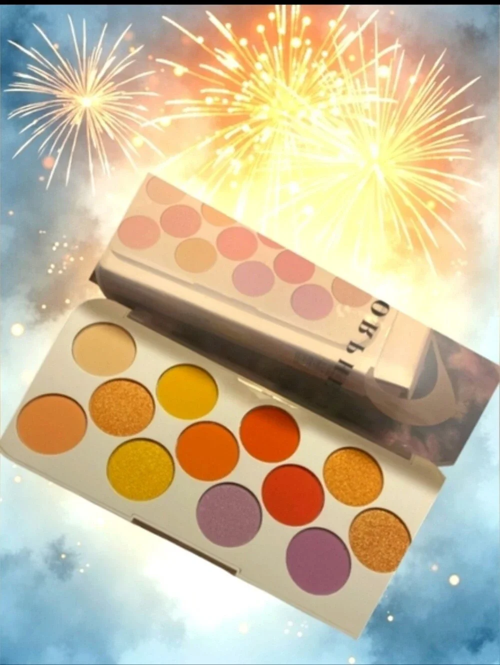 Morphe Bright Warm & Pink 12-Pan Eyeshadow Palette